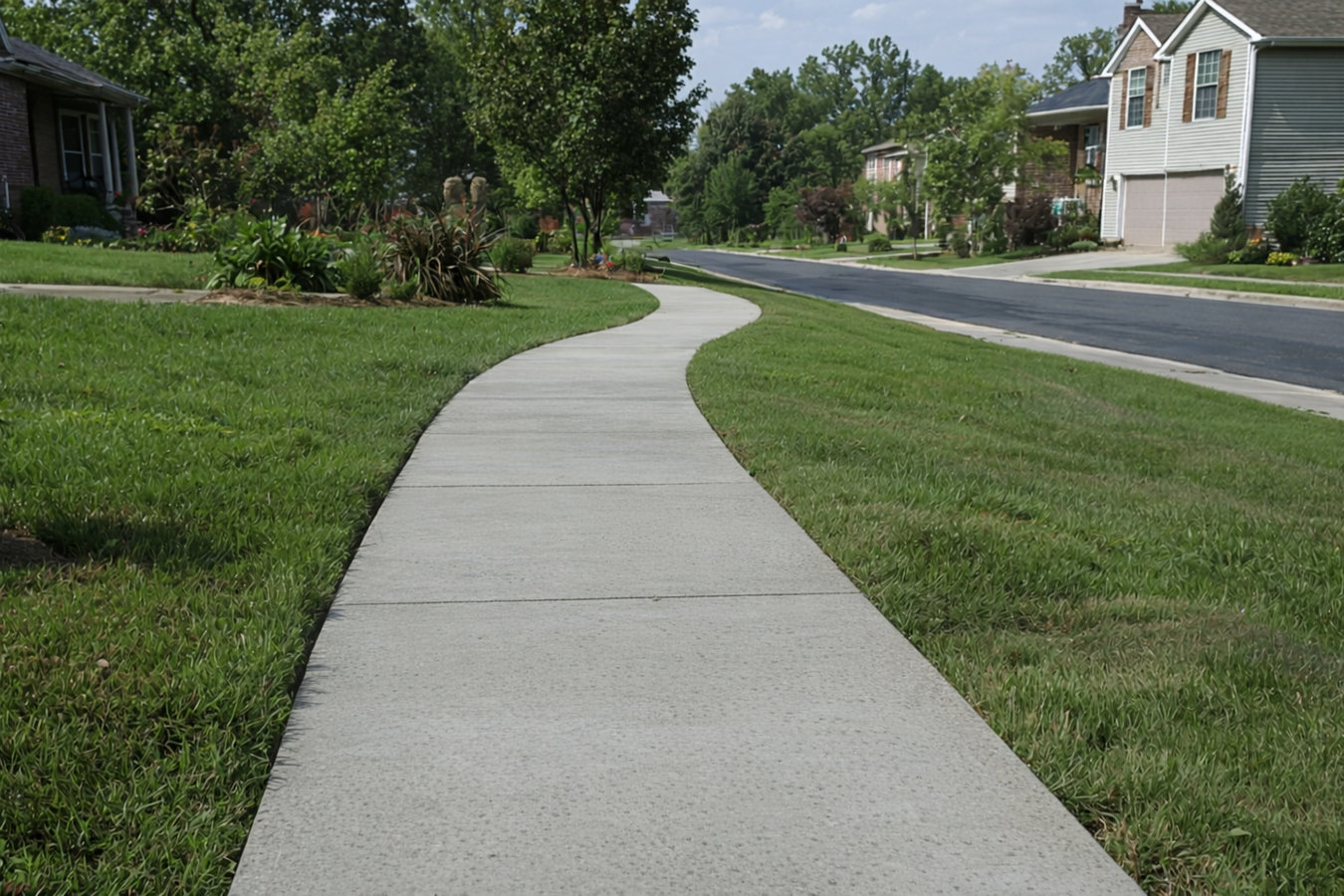 Concrete Sidewalk Building in Coventry, RI
