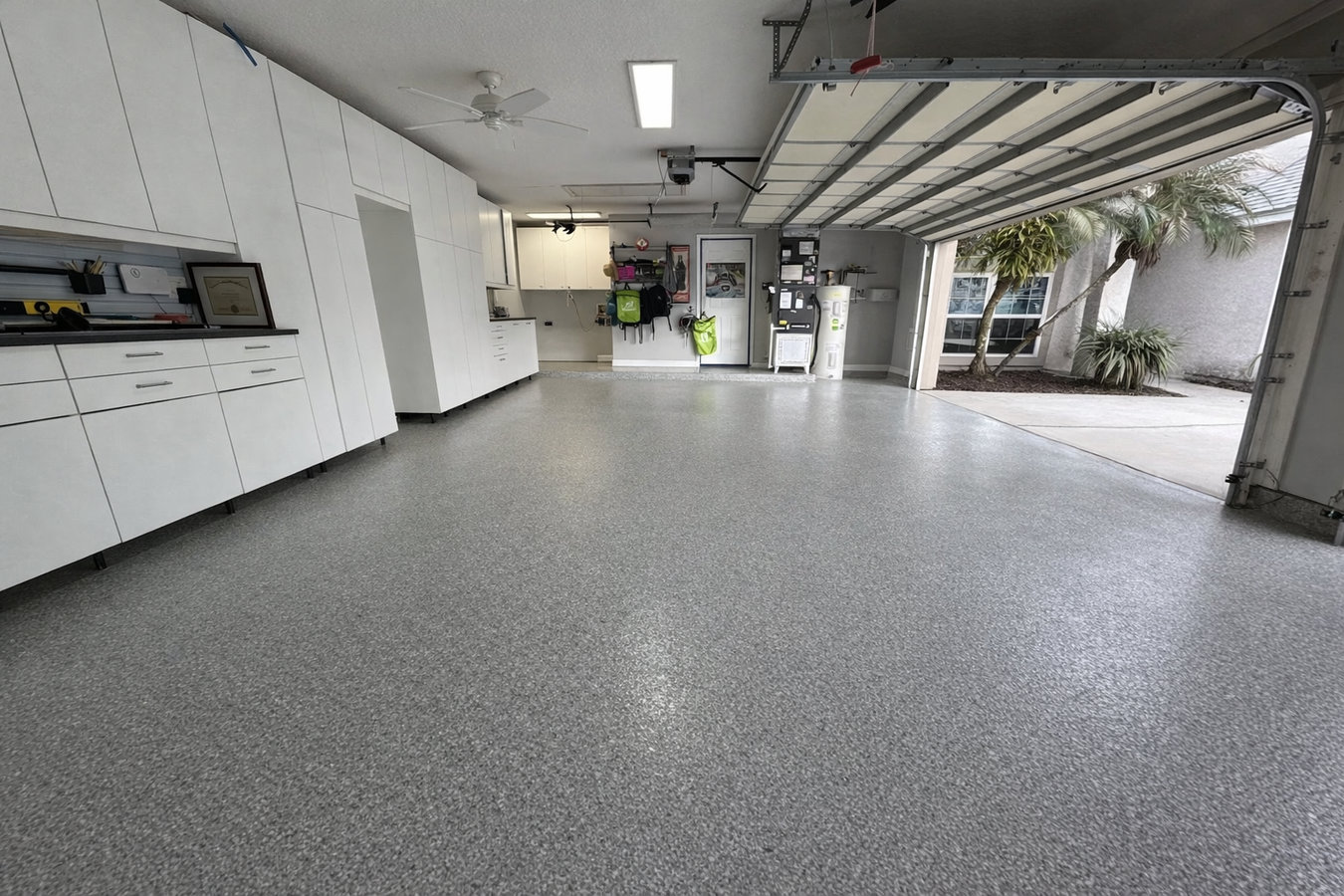 Garage floor concrete in Coventry, RI